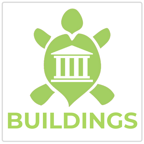 Buildings turtle icon