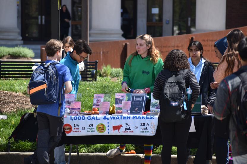 Students tabling 