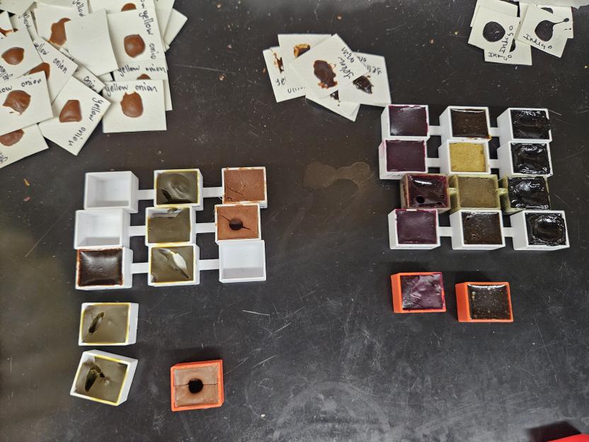 paint palettes