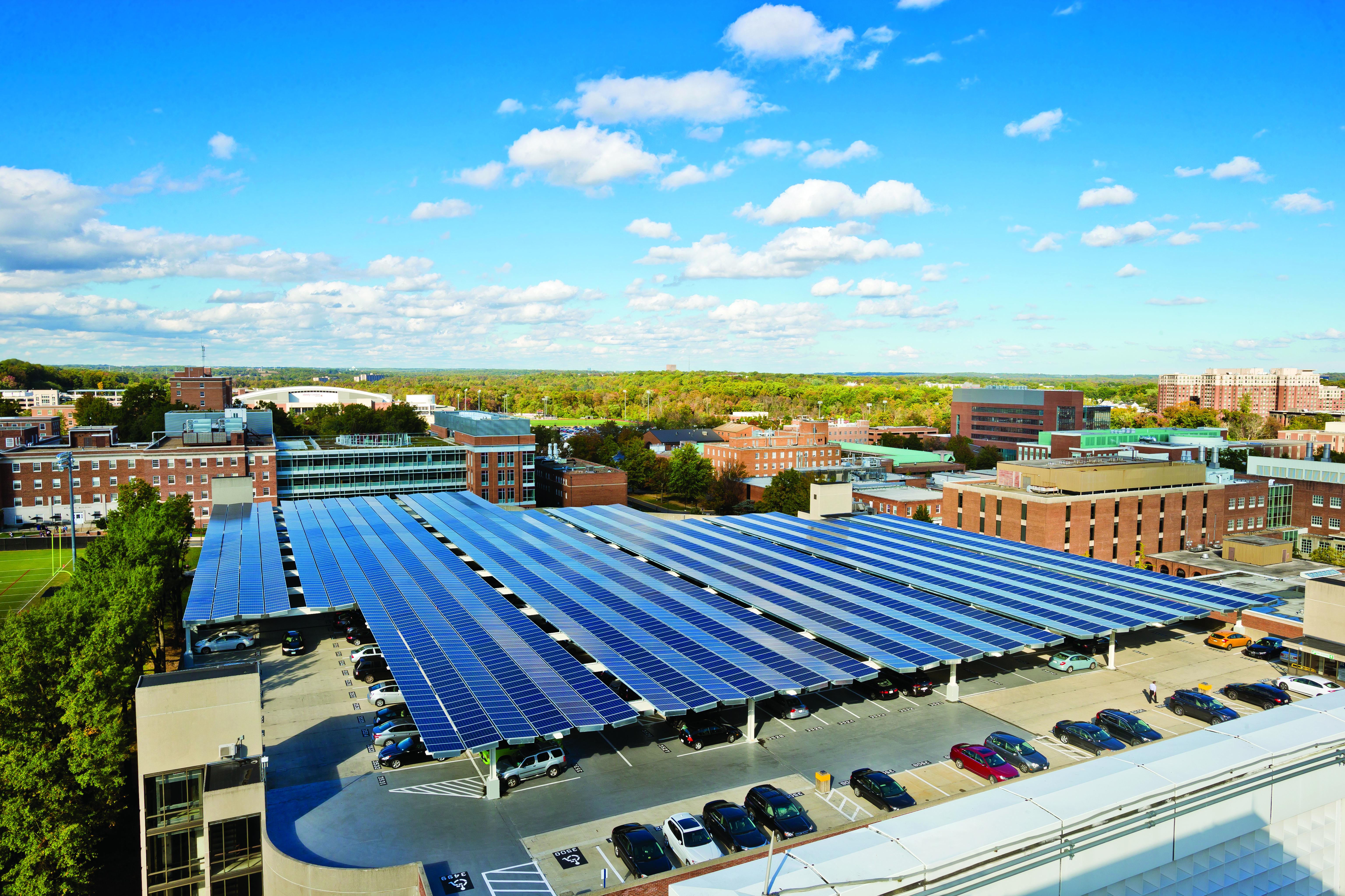 Solar panels at UMD