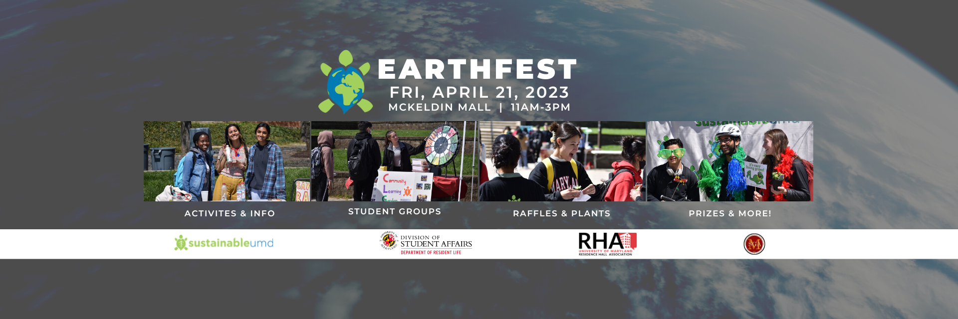 EarthFest Banner with Pics