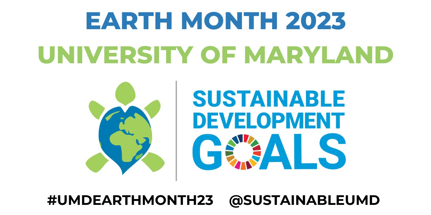 Earth Month Logo with Turtle & SDGs