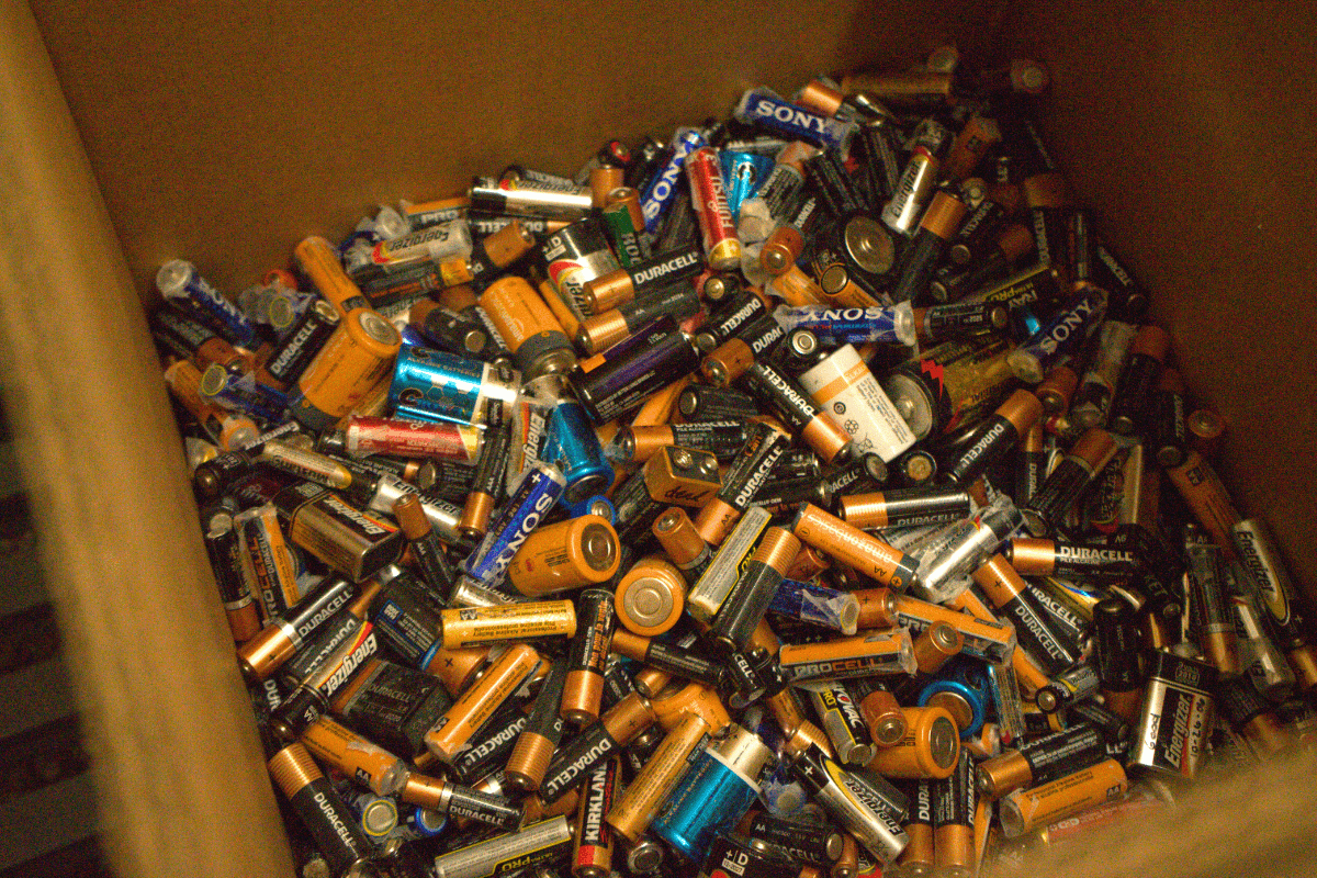 Box of batteries