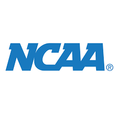 NCAA logo blue on white