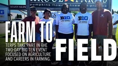 Image of 5 individuals with the text Farm to Field over top